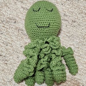Crochet Green Octopus